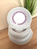 Hutschenreuther - Tafelservies - Porselein met RELIF-rand,