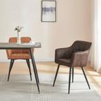 Eetkamerstoel Birmingham set van 2 fauteuils 81x57x53 cm don, Verzenden, Nieuw