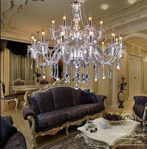 SLC Illumina - Kroonluchter - Cristal18L - Kristal -, Antiek en Kunst, Kunst | Designobjecten