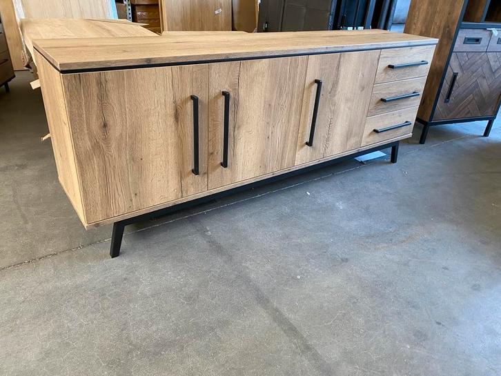 Marca dressoir, kleur natur, Huis en Inrichting, Kasten | Dressoirs, Nieuw, Metaal, Overige materialen