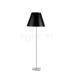 Luceplan Costanza Vloerlamp, lampenkap dropzwart/frame alumi, Verzenden, Nieuw