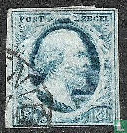 Nederland - Koning Willem III - 1852, Postzegels en Munten, Postzegels | Nederland, Gestempeld, Verzenden