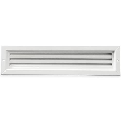 Deurrooster aluminium LxH 430 x 80mm - WIT (G31-4207W), Doe-het-zelf en Verbouw, Ventilatie en Afzuiging, Nieuw, Verzenden