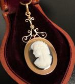Zonder Minimumprijs - Hanger - 18 karaat Roségoud - Camée -, Sieraden, Tassen en Uiterlijk, Antieke sieraden