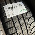 2 x Pirelli 245-40-18 Winterbanden 5,5mm, Auto-onderdelen, Banden en Velgen, 18 inch, Band(en), Personenwagen, Gebruikt