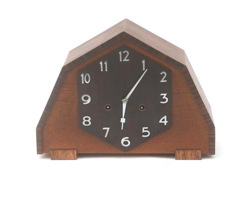 Een Art Deco stijl pendule, G. Brunott, Holland, 20e eeuw, Antiek en Kunst, Antiek | Klokken