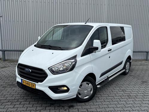 Ford Transit Custom 280 2.0 TDCI L1H1 Trend*D/C*6P*NAVI*HAAK, Auto's, Bestelauto's, Lease, Zwart, Handgeschakeld, Wit, Financial lease