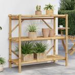 vidaXL Rek 3-laags 100x40x90 cm bamboe, Huis en Inrichting, Woonaccessoires | Wandplanken en Boekenplanken, Verzenden, Nieuw