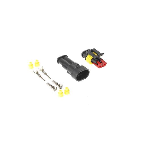 Hermetische connector set - 12 tot 24 Volt - 2 pin superseal, Doe-het-zelf en Verbouw, Elektra en Kabels, Overige typen, Nieuw