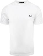 Fred Perry Ringer T-Shirt Wit maat 3XL Heren, Verzenden, Wit, Nieuw, Overige maten