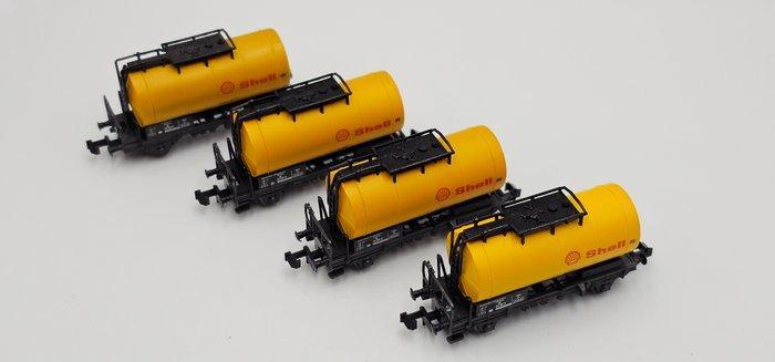 Roco N - 2320B - Modeltrein goederenwagon (4) - Vier, Hobby en Vrije tijd, Modeltreinen | N-Spoor