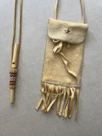 Native American music instrument plus bag - V.S.  (Zonder