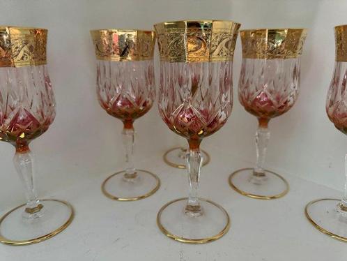 Antica cristalleria italiana - Champagne fluitje (6) -, Antiek en Kunst, Antiek | Meubels | Tafels