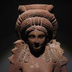 Oud-Egyptisch Terracotta Godin Isis - Aphrodite. Romeinse, Verzamelen, Mineralen en Fossielen