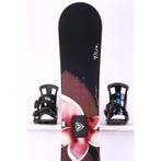 144 dames snowboard ROSSIGNOL DIVA, Black, CAMBER, Sport en Fitness, Snowboarden, Verzenden, Gebruikt, Board