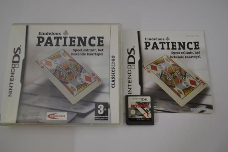 Patience (DS HOL), Spelcomputers en Games, Games | Nintendo 2DS en 3DS, 1 speler, Zo goed als nieuw, Verzenden