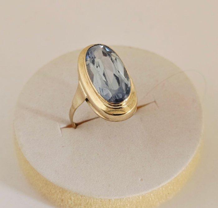 Zonder Minimumprijs - Ring - 8 karaat Geel goud - Spinel, Sieraden, Tassen en Uiterlijk, Ringen