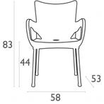 (MDK-107147) Siesta Romeo stoel lime, Huis en Inrichting, Stoelen, Ophalen of Verzenden, Nieuw