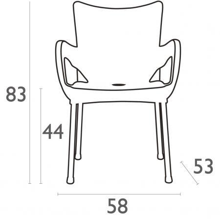 (MDK-107147) Siesta Romeo stoel lime, Huis en Inrichting, Stoelen, Nieuw, Ophalen of Verzenden