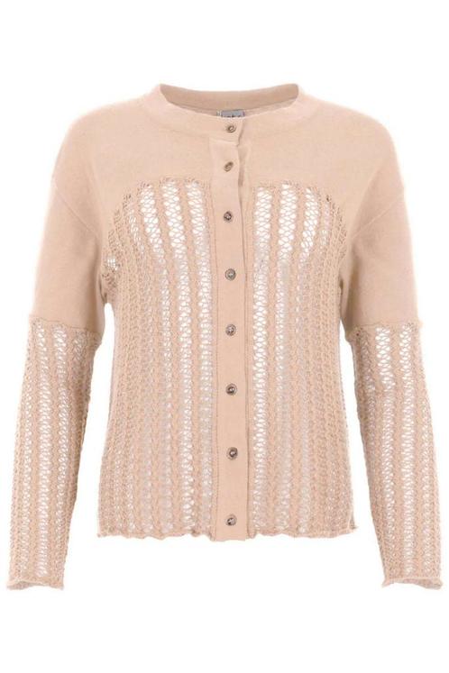 -50% Maicazz  Maicazz Vest zileny  maat XL, Kleding | Dames, Truien en Vesten, Beige, Nieuw, Verzenden