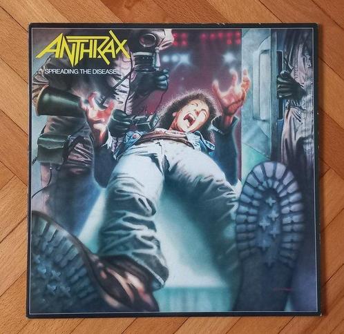 Anthrax - 2 x original LPs - Spread The Disease / Among The, Cd's en Dvd's, Vinyl Singles