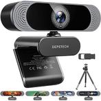 Depstech DW49 - 4K  webcam - 8MP HD - autofocus met, Audio, Tv en Foto, Videocamera's Digitaal, Verzenden, Nieuw