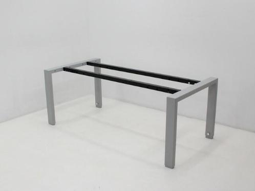 Bureauonderstel samas - 160x80cm (bxd) - 4-poots alu grijs, Huis en Inrichting, Bureaus, Gebruikt, Ophalen of Verzenden