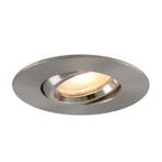 Aluminium badkamer inbouwspot nikkel, Jill, IP44, Ophalen of Verzenden, Nieuw, Basis