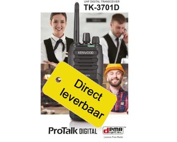 Kenwood TK-3701D digitale licentievrije portofoon  voorraad beschikbaar voor biedingen