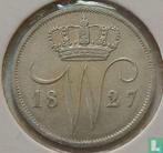 Nederland 10 cent 1827 (mercuriusstaf), Postzegels en Munten, Munten | Nederland, Verzenden, 10 cent, Losse munt, Goud