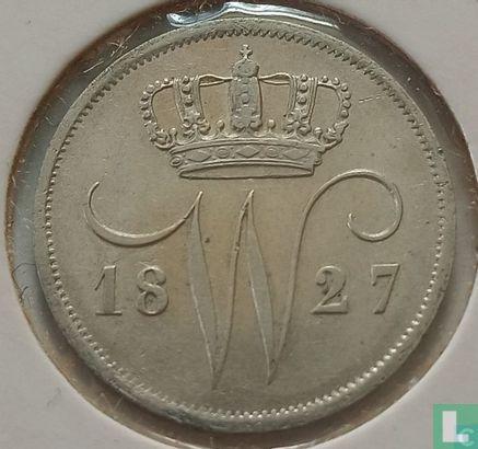 Nederland 10 cent 1827 (mercuriusstaf), Postzegels en Munten, Munten | Nederland, Losse munt, 10 cent, Goud, Zilver, Verzenden