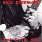 cd - Rick Derringer - Back To The Blues, Zo goed als nieuw, Verzenden