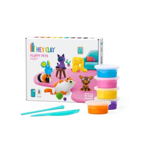 Hey Clay interactieve boetseerkleiset - 6 Huisdieren (15, Kinderen en Baby's, Speelgoed | Overig