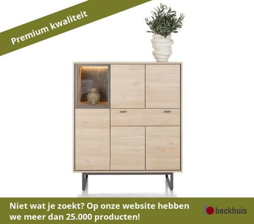 XOOON Helsinki highboard + LED 5 deuren, 1 lade materiaal, Huis en Inrichting, Kasten | Dressoirs, Nieuw, Overige materialen, Ophalen of Verzenden