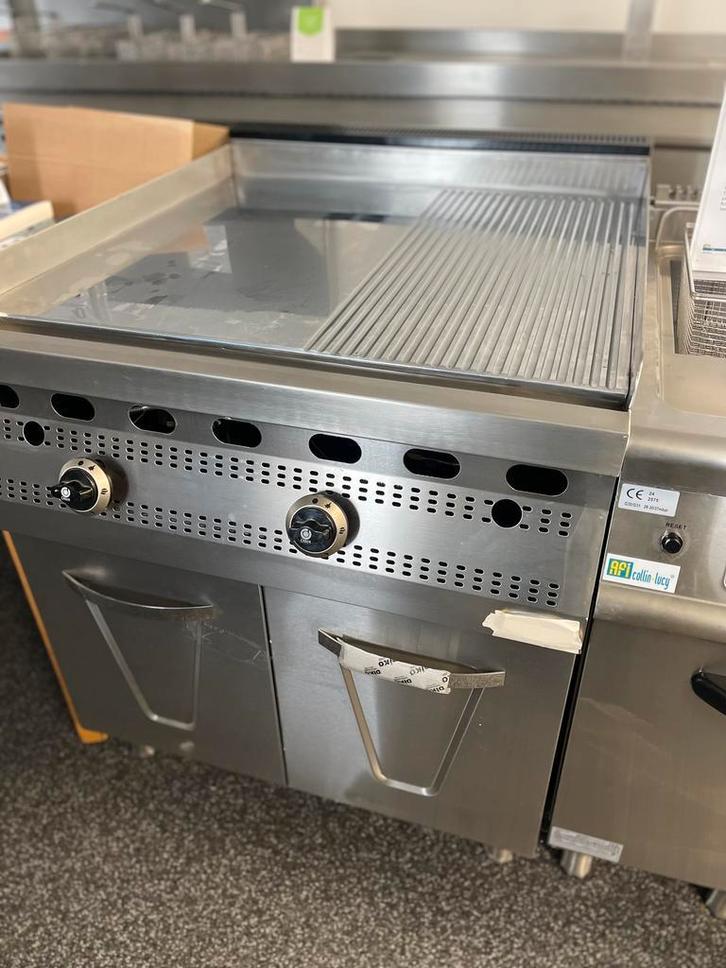 Bakplaat gas SHOWROOMMODEL 80X90X90, Zakelijke goederen, Horeca | Keukenapparatuur, Nieuw in verpakking, Fornuis, Frituur en Grillen