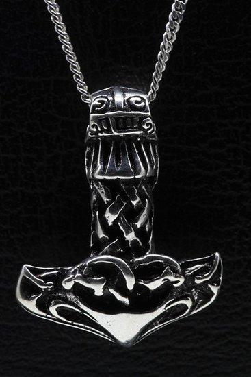 Zilveren Hamer van Thor - 2 ketting hanger, Sieraden, Tassen en Uiterlijk, Kettinghangers, Verzenden