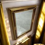 Wandspiegel- 90 cm - Glas, Hout