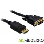 Delock 82590 Kabel DisplayPort 1.1 male > DVI 24+1 male, Nieuw, Verzenden