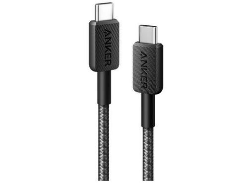 Veiling - USB-C naar USB-C gevlochten kabel Anker 60W 1,8M Z, Telecommunicatie, Mobiele telefoons | Toebehoren en Onderdelen