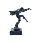 Max le Verrier - Beeldje, Danseuse Art Deco - 17 cm - Brons, Antiek en Kunst