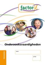 Factor E   Factor E Training onderzoeksvaardig 9789037207941, Boeken, Zo goed als nieuw