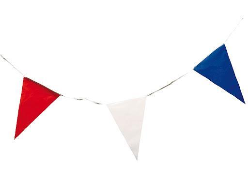 Vlaggenlijn Holland rood/wit/blauw, Hobby en Vrije tijd, Feestartikelen, Nieuw, Ophalen of Verzenden