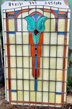 300 stuks glas in lood ramen antieke ramen gebruikte ramen, Doe-het-zelf en Verbouw, Glas en Ramen, Ophalen of Verzenden, Gebruikt