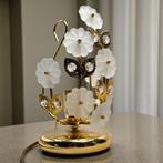 Flower design - Lamp - Messing, Glas, Antiek en Kunst