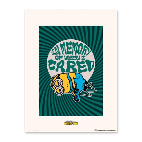 Poster Minions In Memory Of When I Cared 30x40cm, Verzamelen, Posters, Nieuw, A1 t/m A3, Verzenden