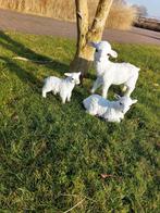 Beeld, set of 3 lambs - 19 cm - polyresin, Antiek en Kunst