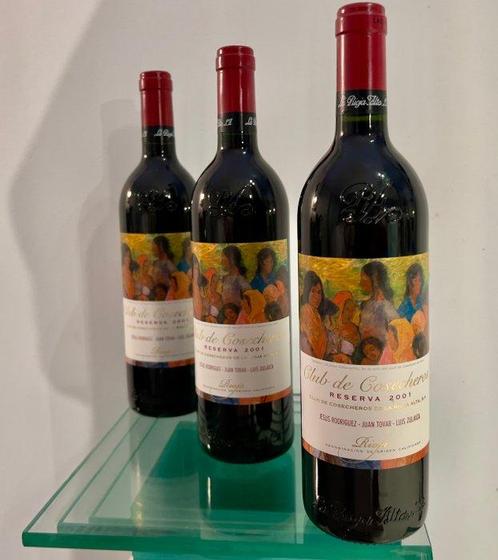 2001 La Rioja Alta - Club de Cosecheros - Rioja Reserva - 3, Verzamelen, Wijnen