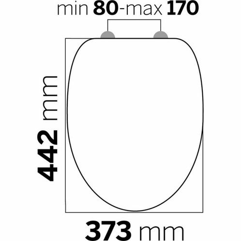 Toiletzitting Tiger Burton Softclose Duroplast Wit, Huis en Inrichting, Badkamer | Badtextiel en Accessoires, Ophalen of Verzenden