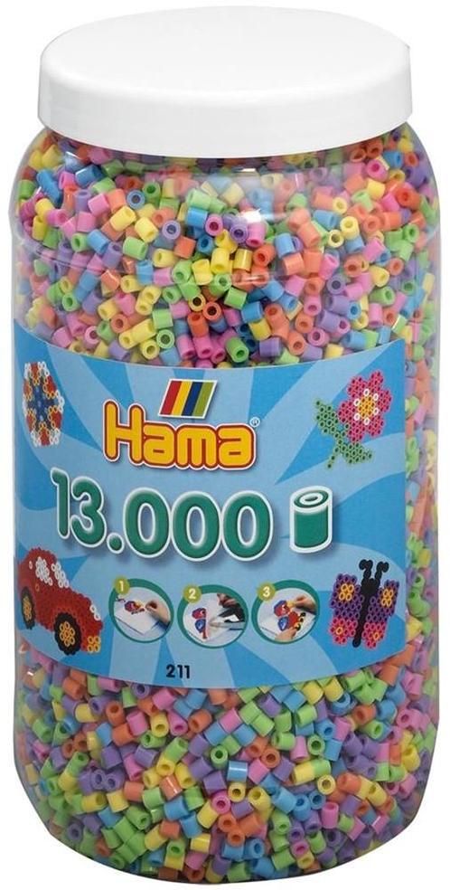 Hama - Strijkkralen Pot (13.000 stuks) | Hama - Hobby, Hobby en Vrije tijd, Knutselen, Nieuw, Verzenden