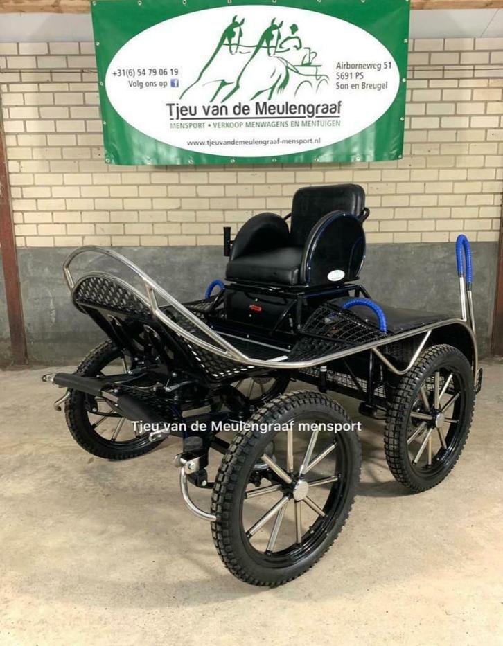 NIEUW!! Marathonwagen recreatiewagen( mini)shetland tm Full, Dieren en Toebehoren, Rijtuigen en Koetsen, Marathonwagen, Nieuw